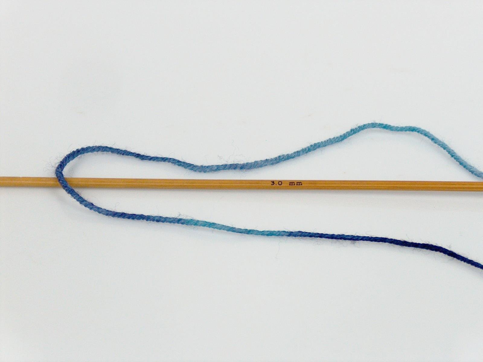 Hand Dyed Sock Merino Blue Shades, Turquoise Shades