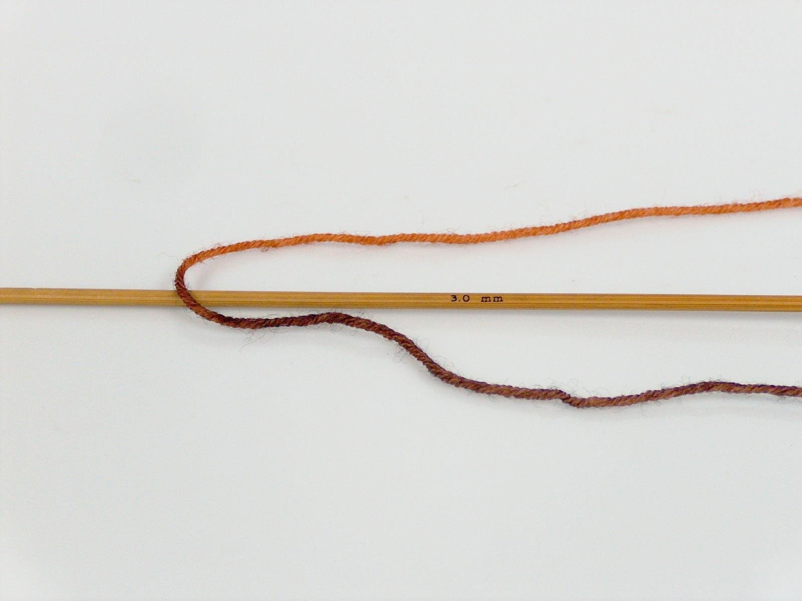 Hand Dyed Sock Merino Brown, Burgundy, Gold