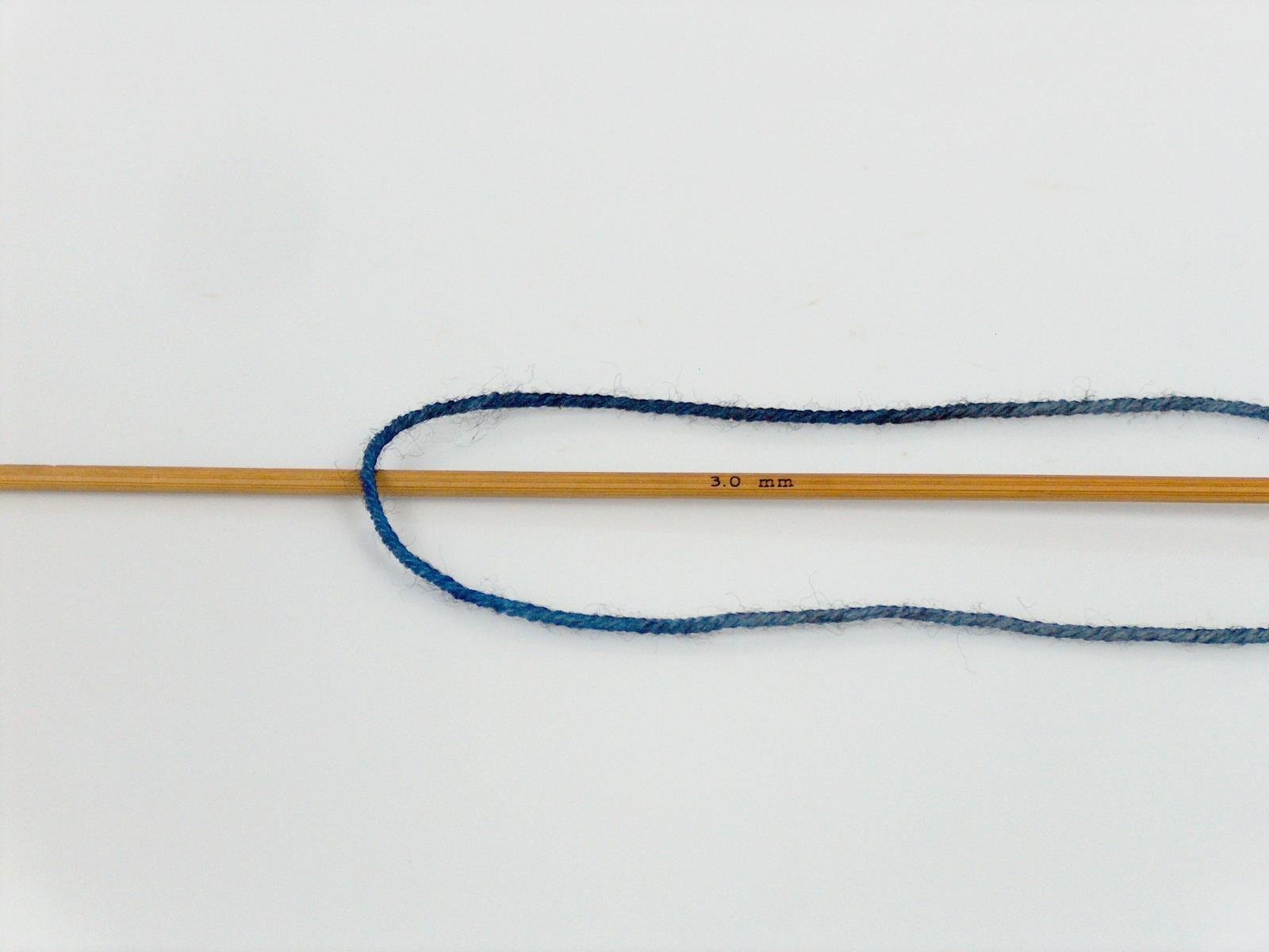 Hand Dyed Sock Merino Camel, Blue Shades