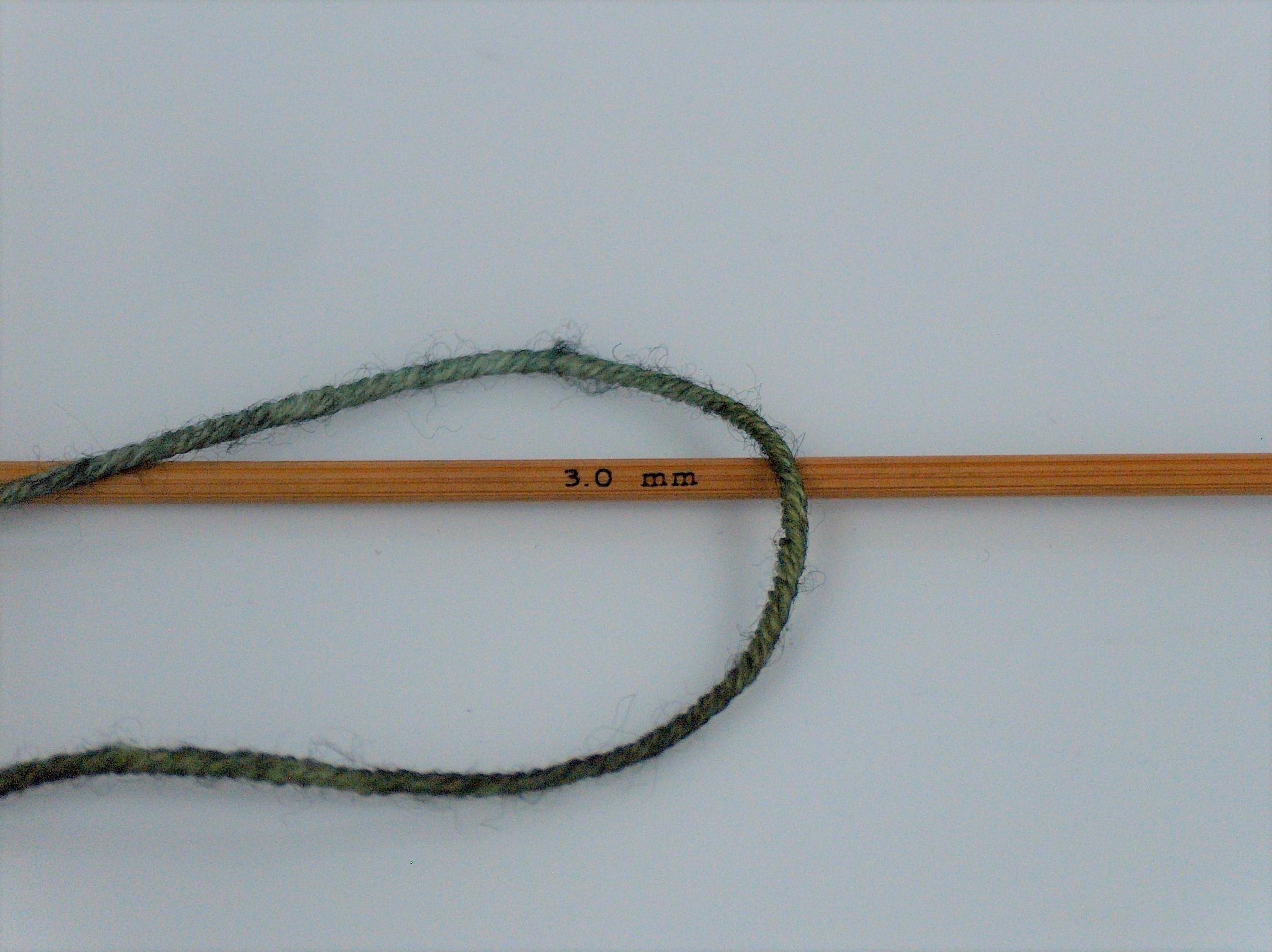 Hand Dyed Sock Merino Green Shades