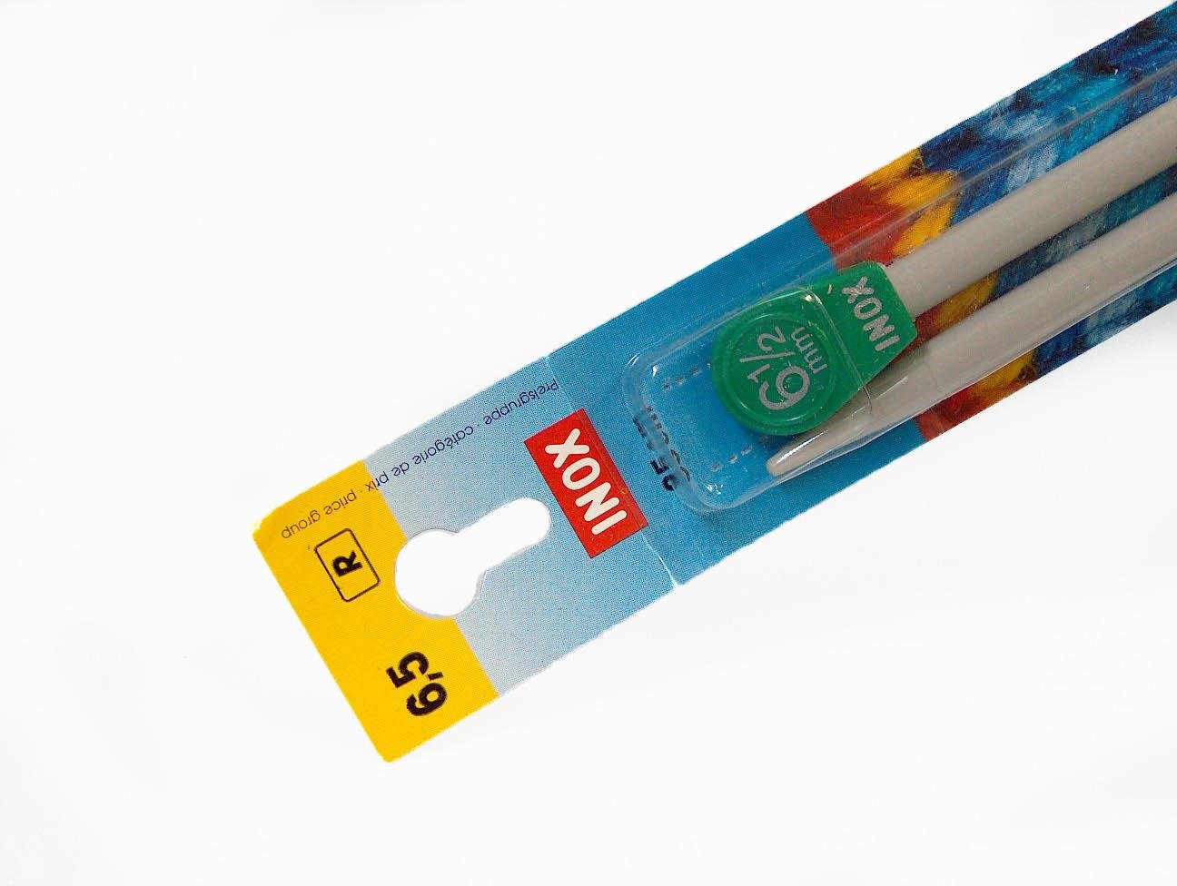 Inox Knitting Needles . 6.5 mm (US 10 1/2)