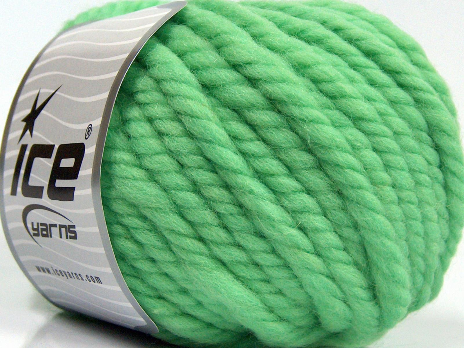 Jumbo Pure Wool Light Green