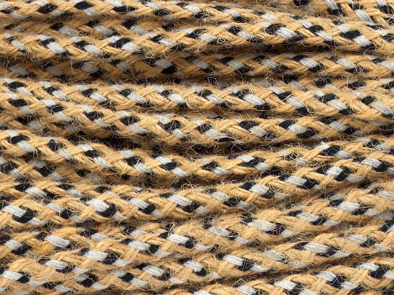 Jute Decor Black, Grey, Natural