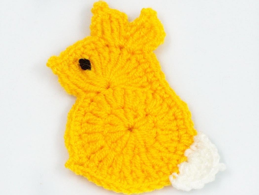 Knitted Accessory - Animal Figure . Bunny