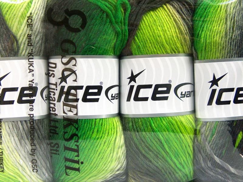 Lana Bella Grey Shades, Neon Green