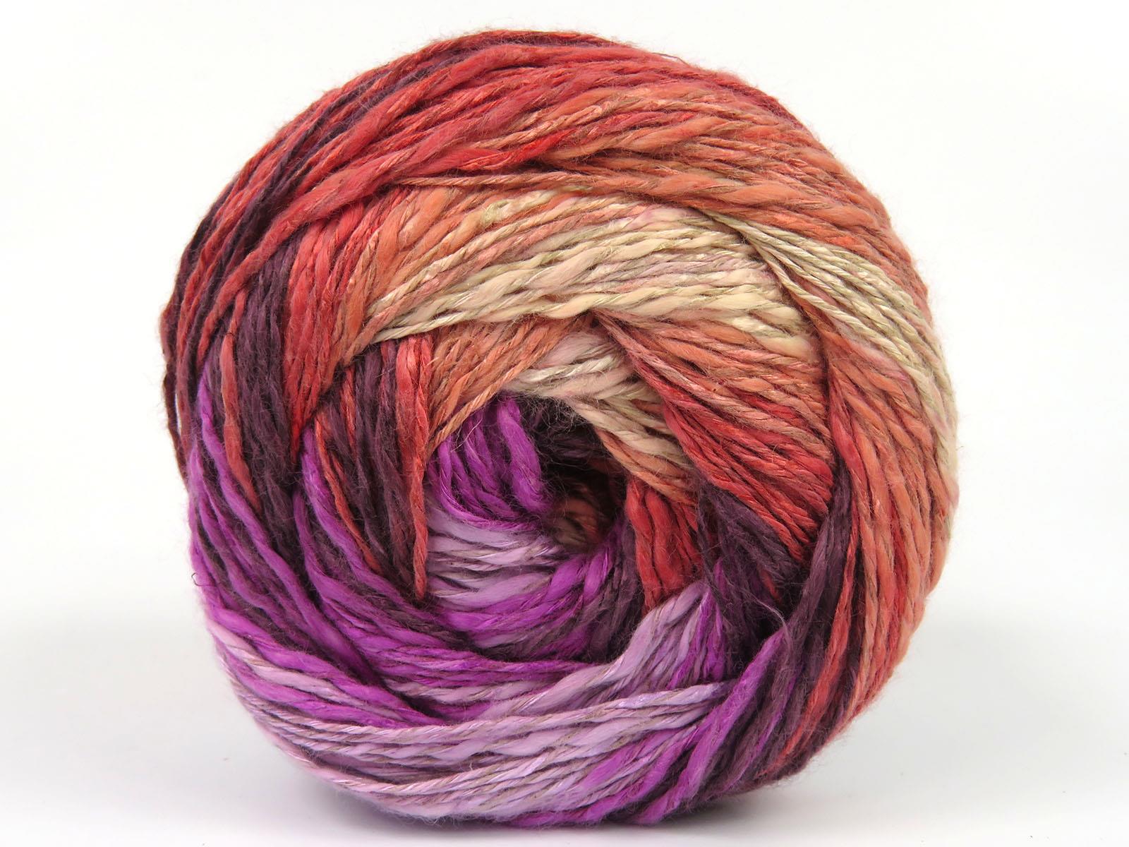 Linen VisCot Maroon, Lilac Shades, Salmon Shades