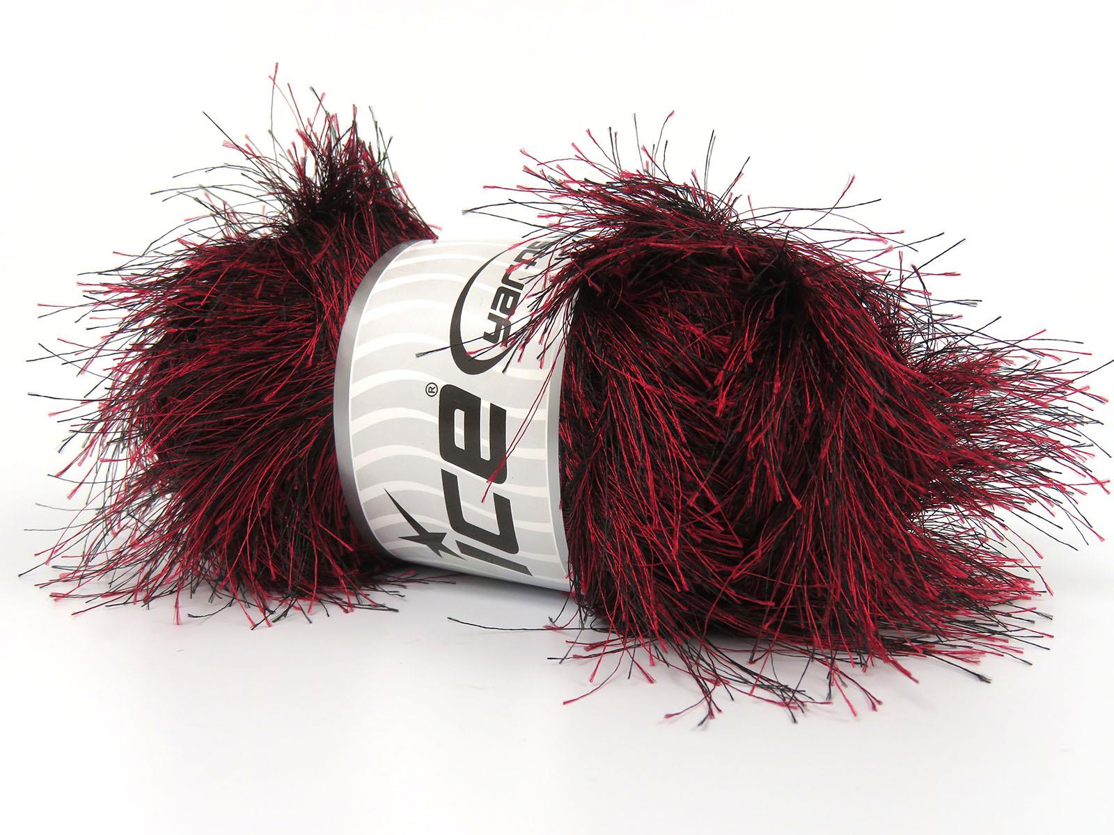 Long Eyelash 100gr Black, Red