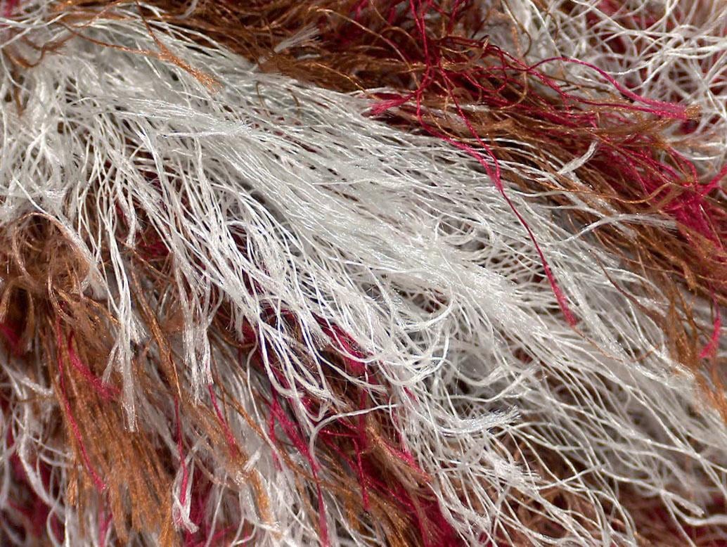 Long Eyelash Colorful Brown, Burgundy, Light Grey