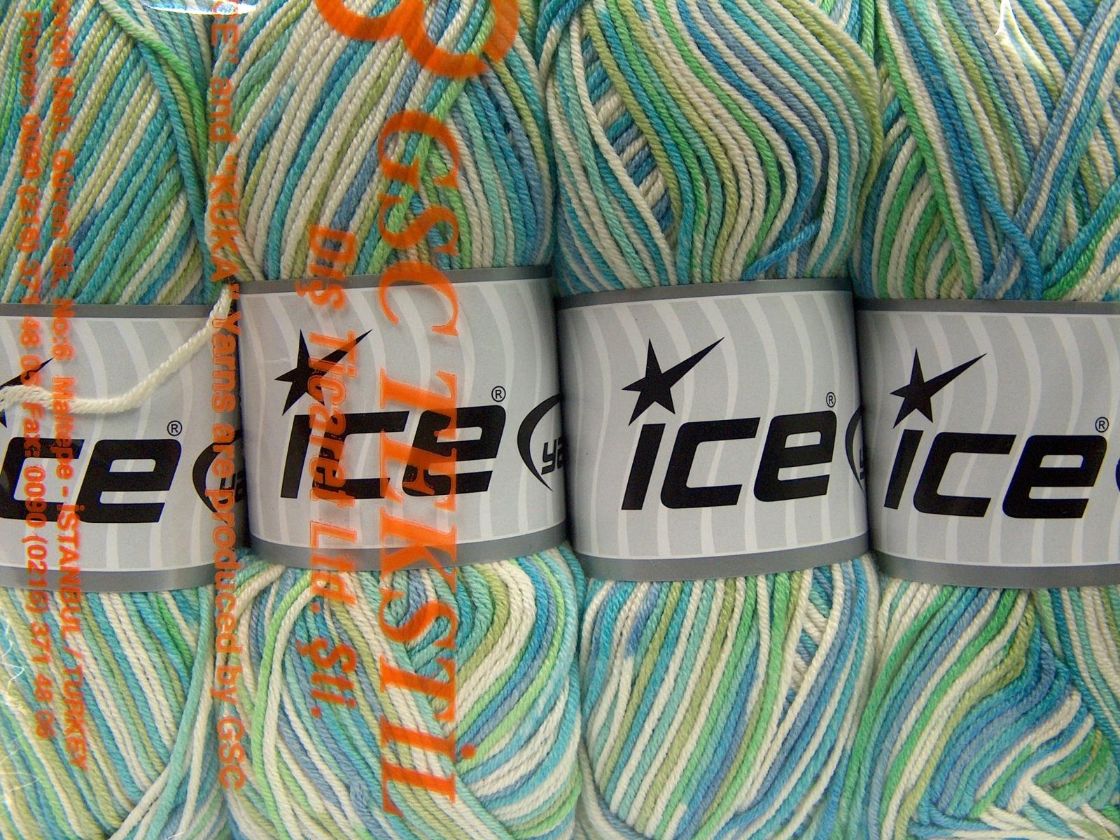Lorena Color Green, Blue, Cream, Turquoise