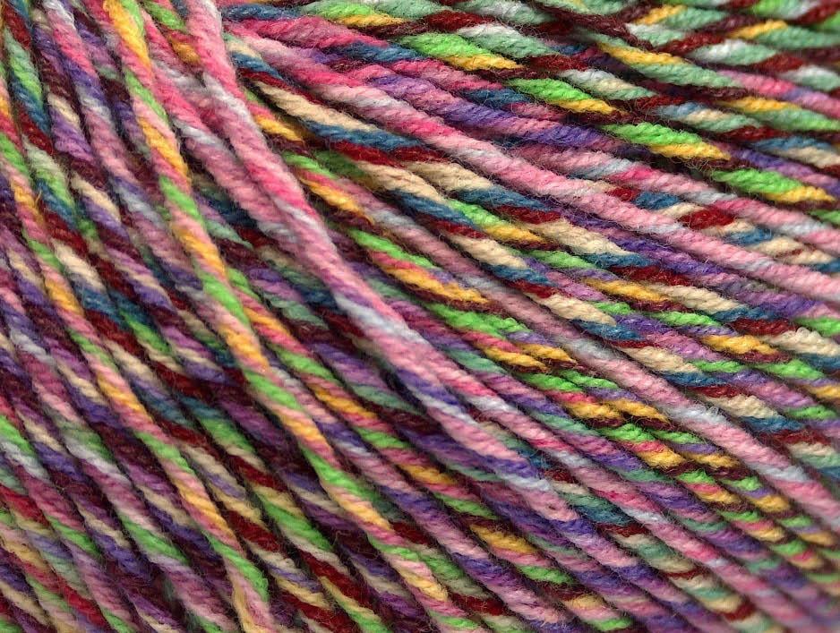 Lorena Colorful Green, Pink, Maroon, Lilac Shades