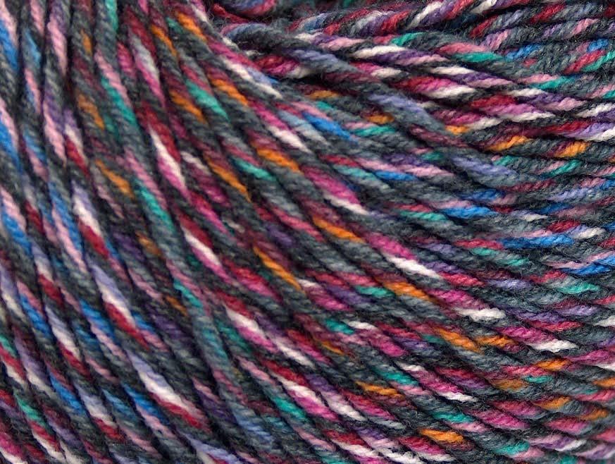 Lorena Colorful Pink, Blue, White, Lilac, Orange, Grey