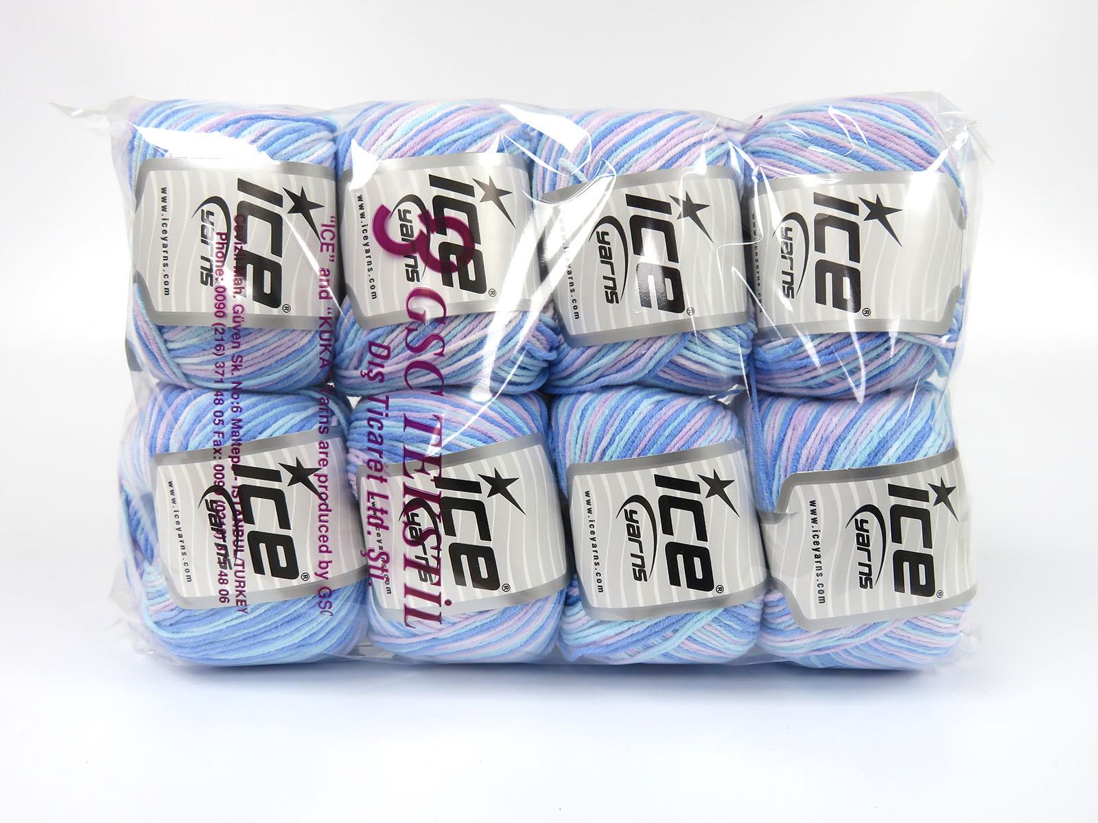 Lorena Pastel Pink, Blue, Turquoise