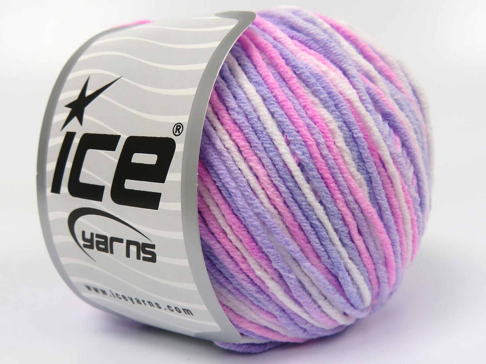 Lorena Pastel White, Lilac Shades, Pink Shades