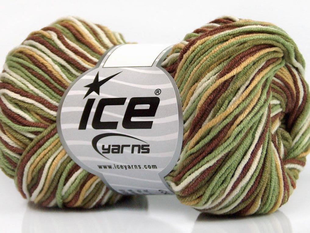 Lorena Print Brown, White, Khaki, Beige