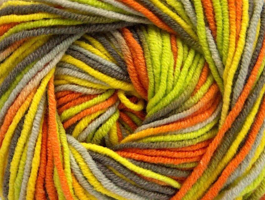 Lorena Print Green, Orange, Yellow, Camel