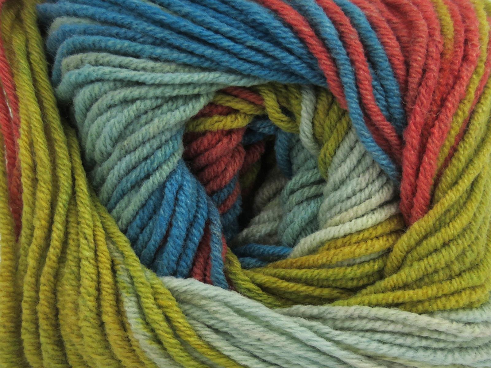 Lorena Print Turquoise, Gold, Green Shades, Salmon