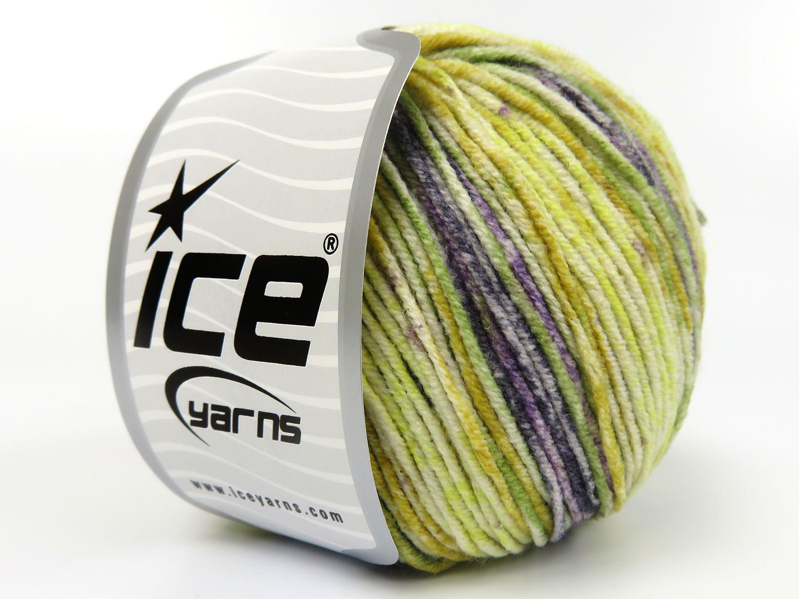 Lorena Splash Green Shades, Yellow Shades, Purple Shades