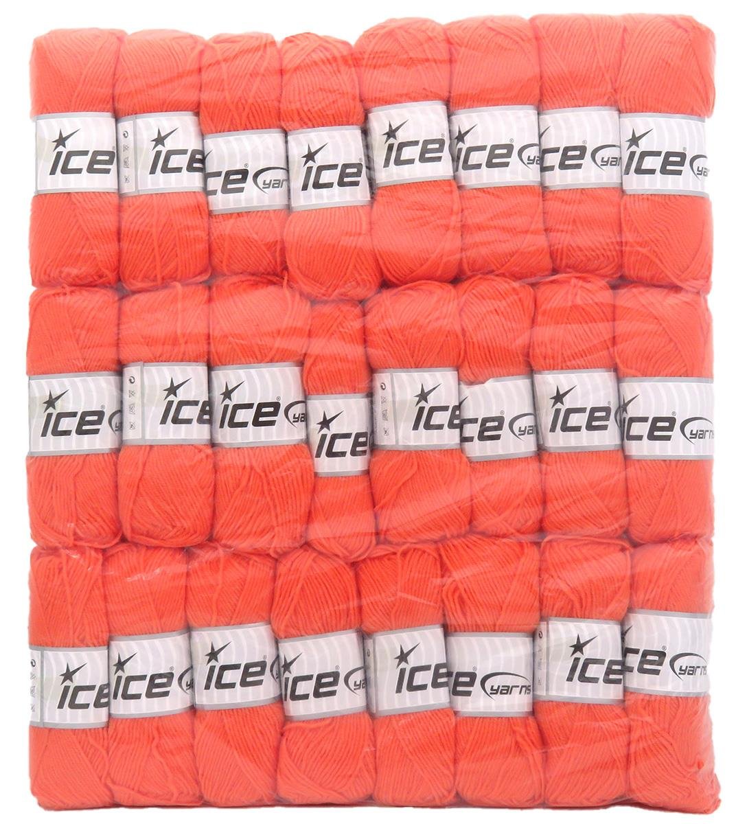 Lot of 24 Skeins Ice Yarns Wool - Acrylic Yarns MIXED LOT (40% Wool) Yarn Multicolor