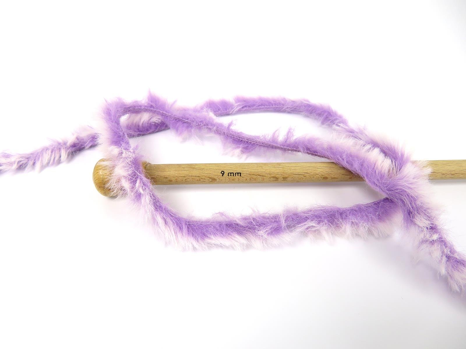 Lot of 3 x 100gr Skeins Ice Yarns BUNNY FUR Hand Knitting Yarn Lilac White