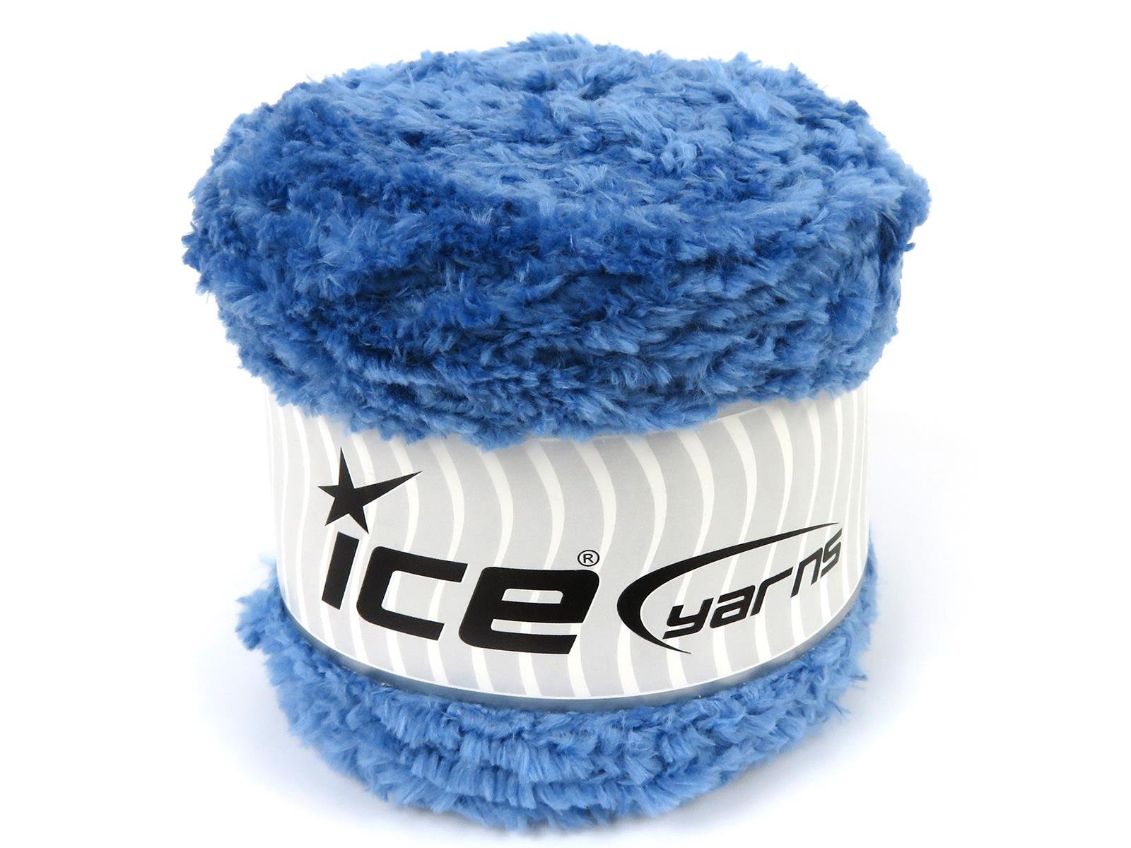 Lot of 3 x 100gr Skeins Ice Yarns CAKES PANDA Hand Knitting Yarn Light Blue