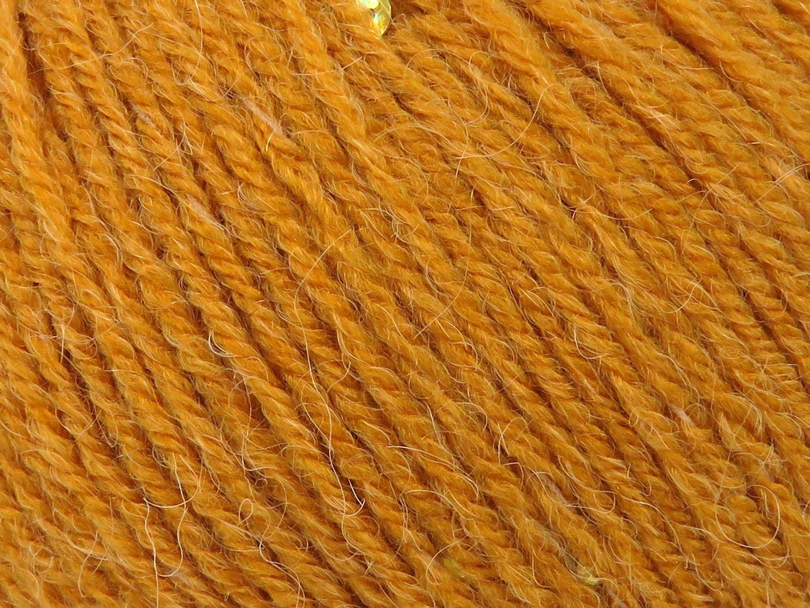 Lot of 4 Skeins Ice Yarns ALPACA PAILLETTE (20% Alpaca 5% Paillette) Yarn Gold