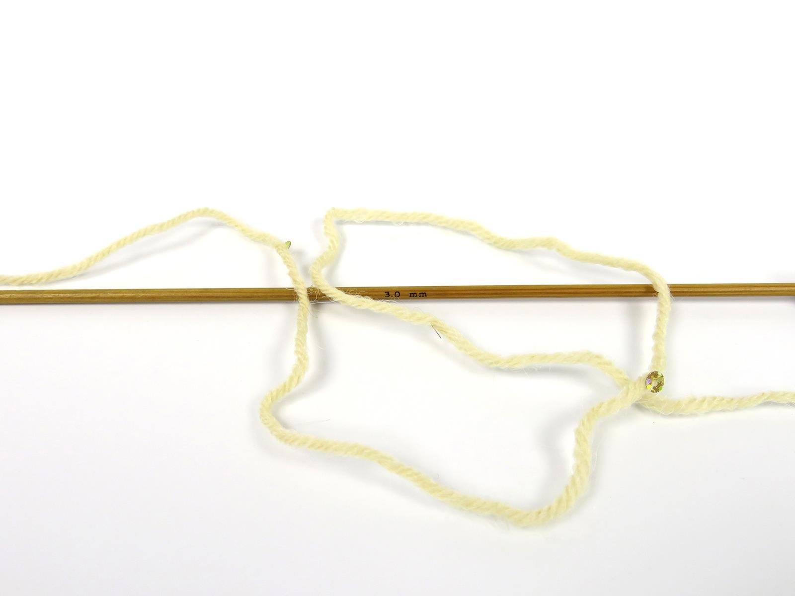 Lot of 4 Skeins Ice Yarns ALPACA PAILLETTE (20% Alpaca 5% Paillette) Yarn Cream