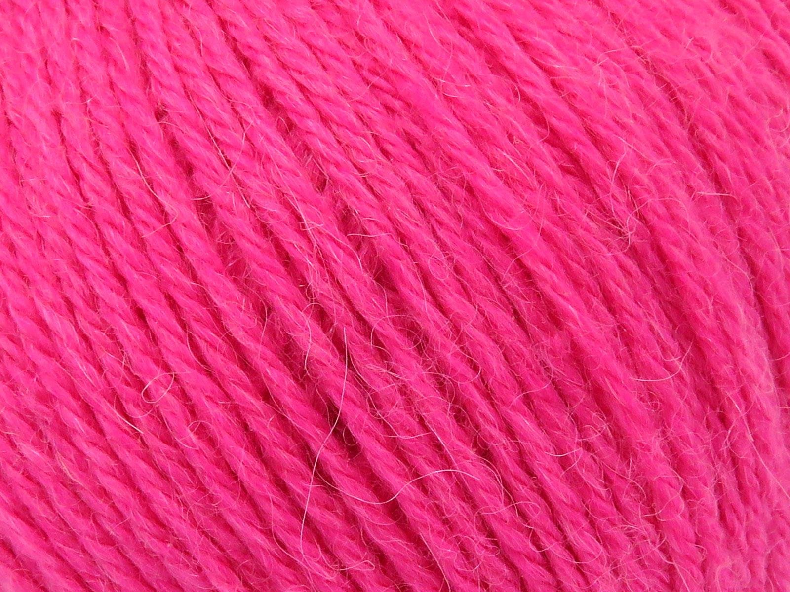Lot of 4 Skeins Ice Yarns BABY ALPACA (45% Superwash Extrafine Merino Wool) Yarn Candy Pink