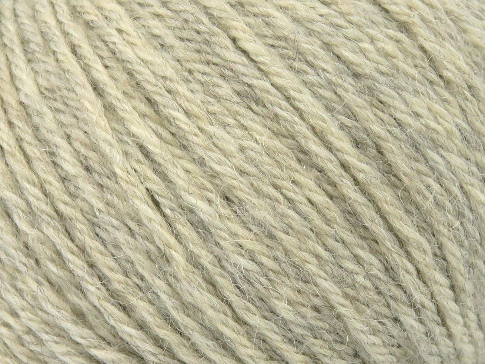 Lot of 4 Skeins Ice Yarns BABY ALPACA NATURAL COLORS (55% Baby Alpaca 45% Superwash Extrafine Merino Wool) Yarn Light Grey