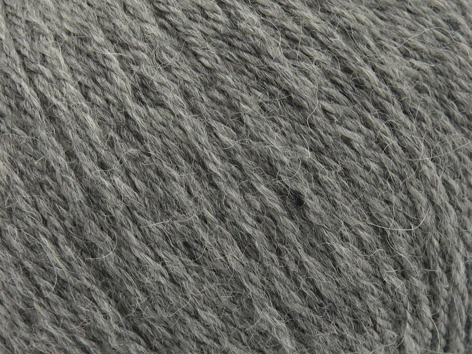 Lot of 4 Skeins Ice Yarns BABY ALPACA NATURAL COLORS (45% Superwash Extrafine Merino Wool) Yarn Grey