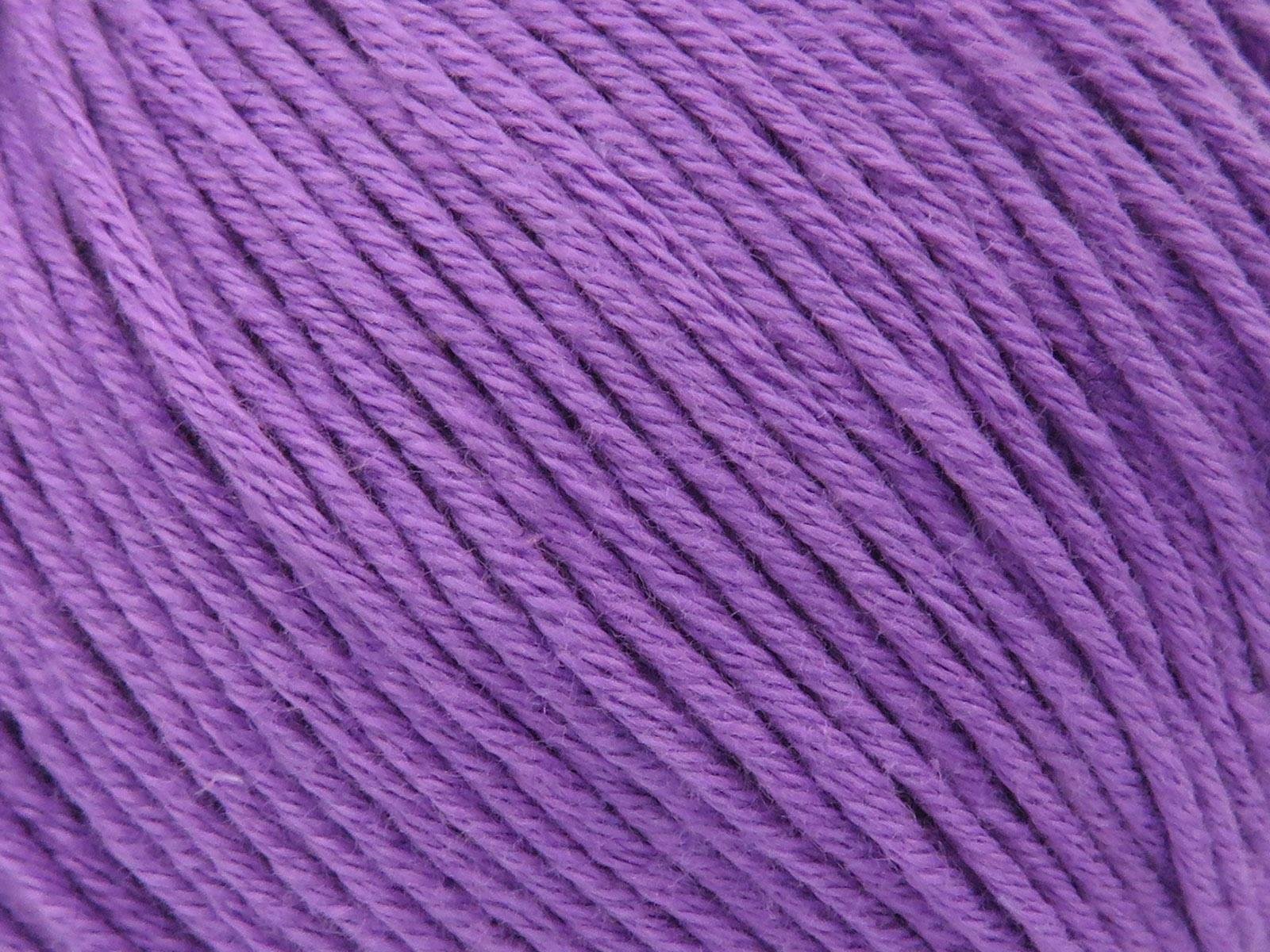 Lot of 4 Skeins Ice Yarns ORGANIC BABY COTTON (100% Organic Cotton) Yarn Lilac