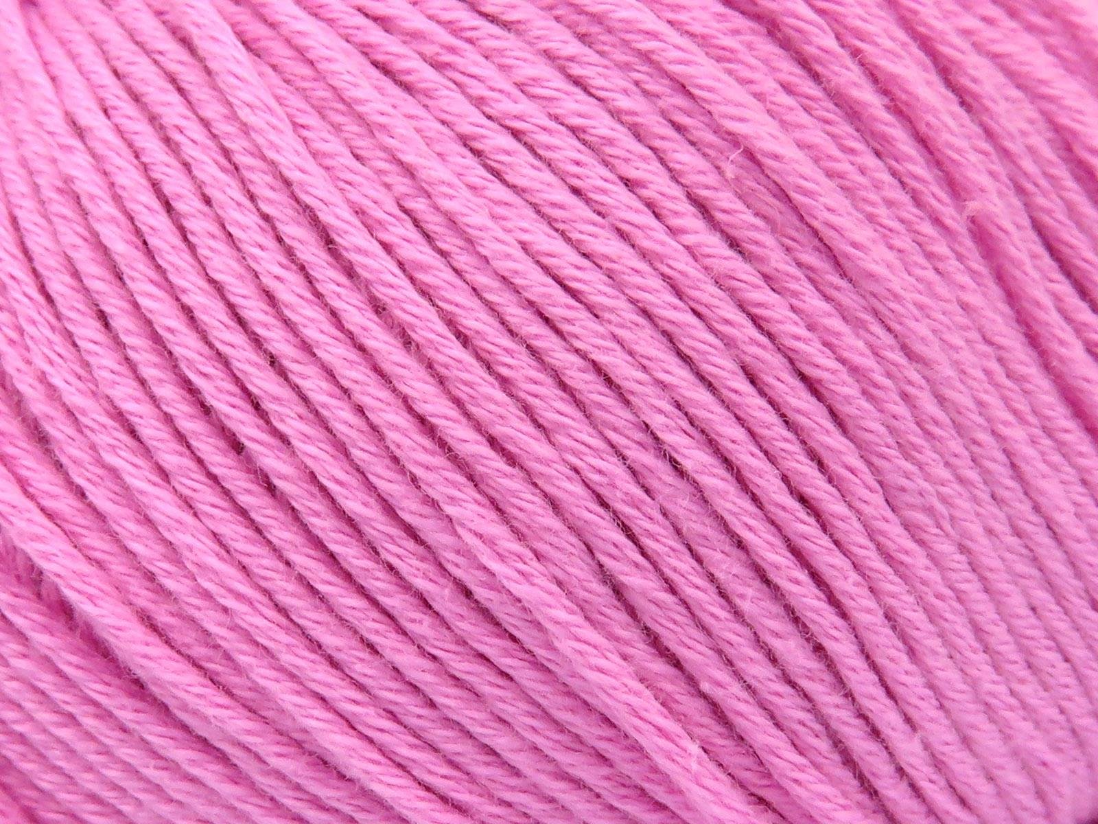 Lot of 4 Skeins Ice Yarns ORGANIC BABY COTTON (100% Organic Cotton) Yarn Baby Pink