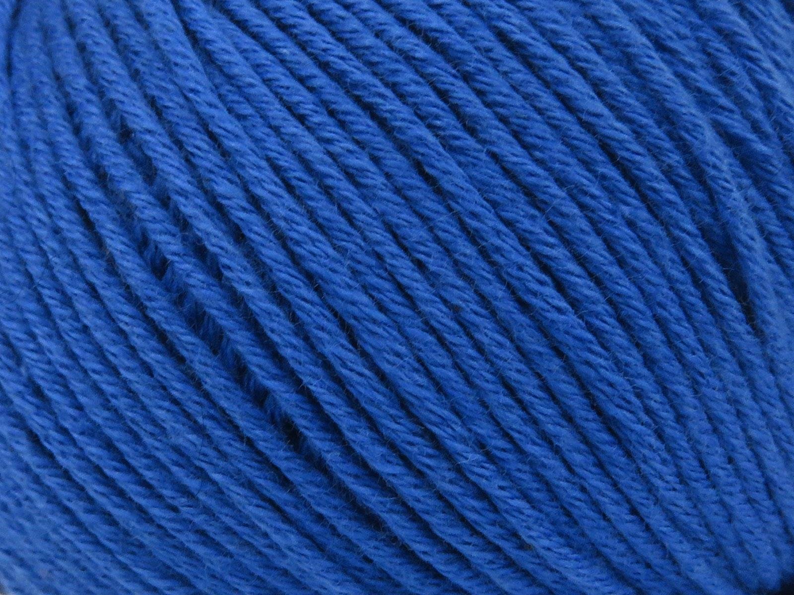 Lot of 4 Skeins Ice Yarns ORGANIC BABY COTTON (100% Organic Cotton) Yarn Blue