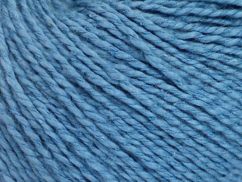 Lot of 4 Skeins Ice Yarns SILK COTTON (32% Silk 68% Cotton) Yarn Blue