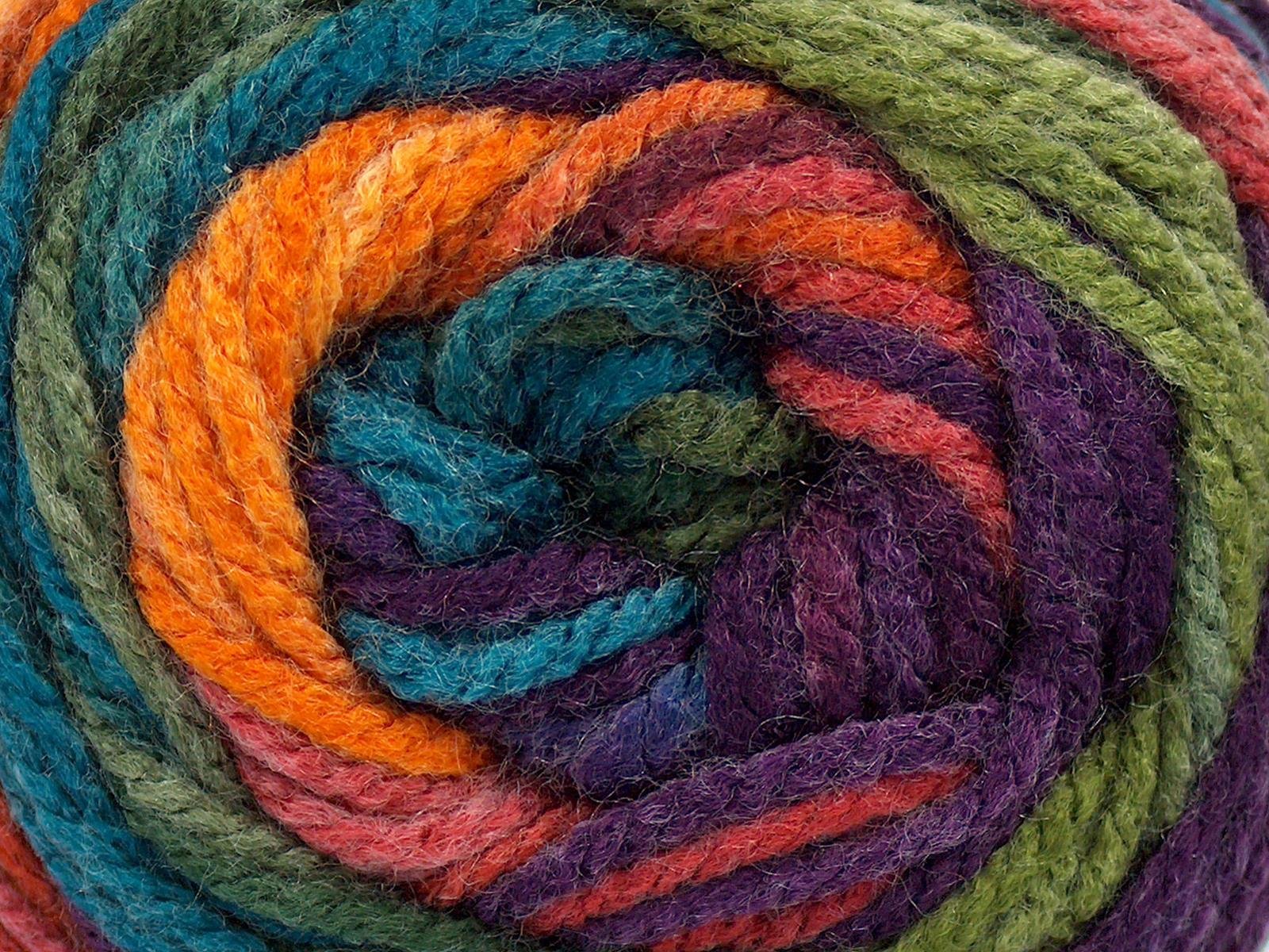 Lot of 4 x 100gr Skeins Ice Yarns AMBIANCE Yarn Orange Pink Purple Turquoise Green