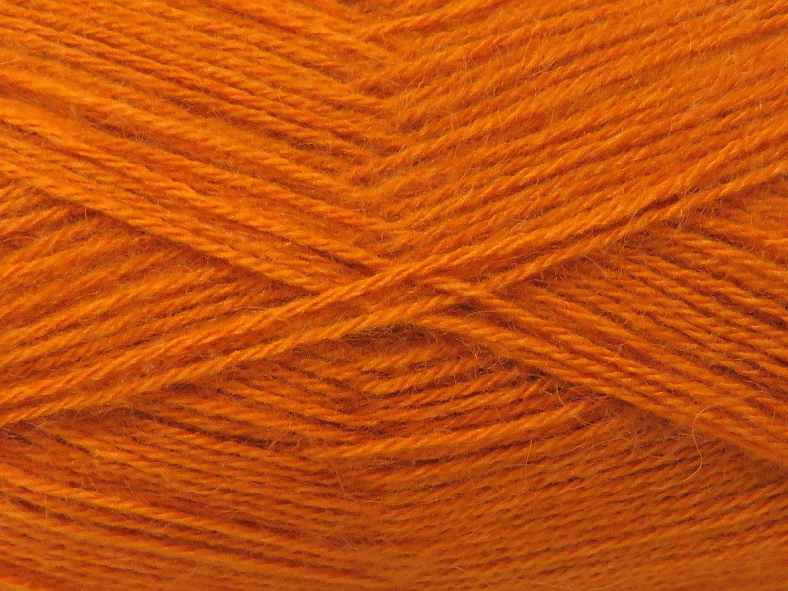 Lot of 4 x 100gr Skeins Ice Yarns ANGORA (10% Mohair 15% Wool) Yarn Gold