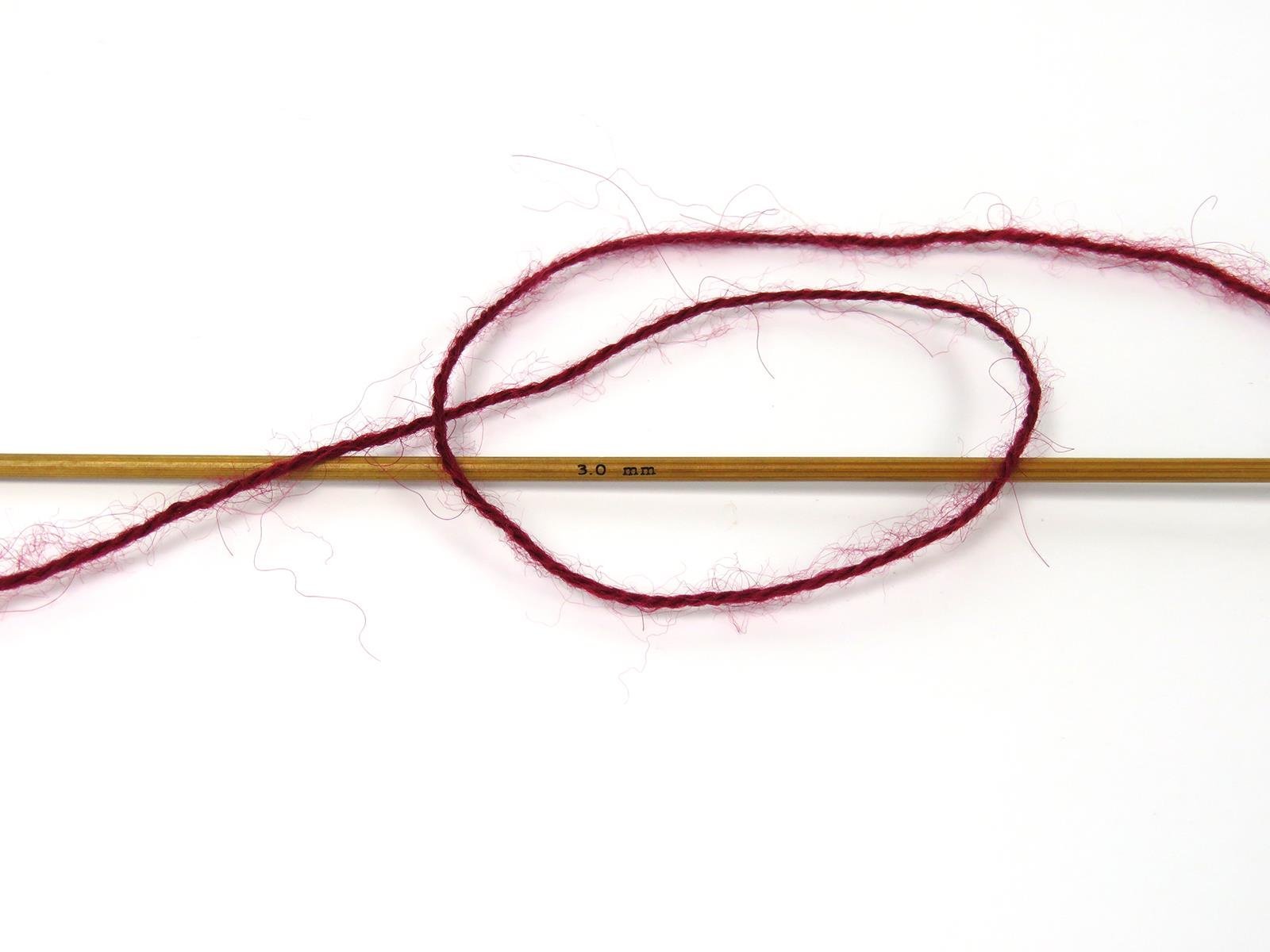 Lot of 4 x 100gr Skeins Ice Yarns ANGORA (10% Mohair 15% Wool) Yarn Burgundy