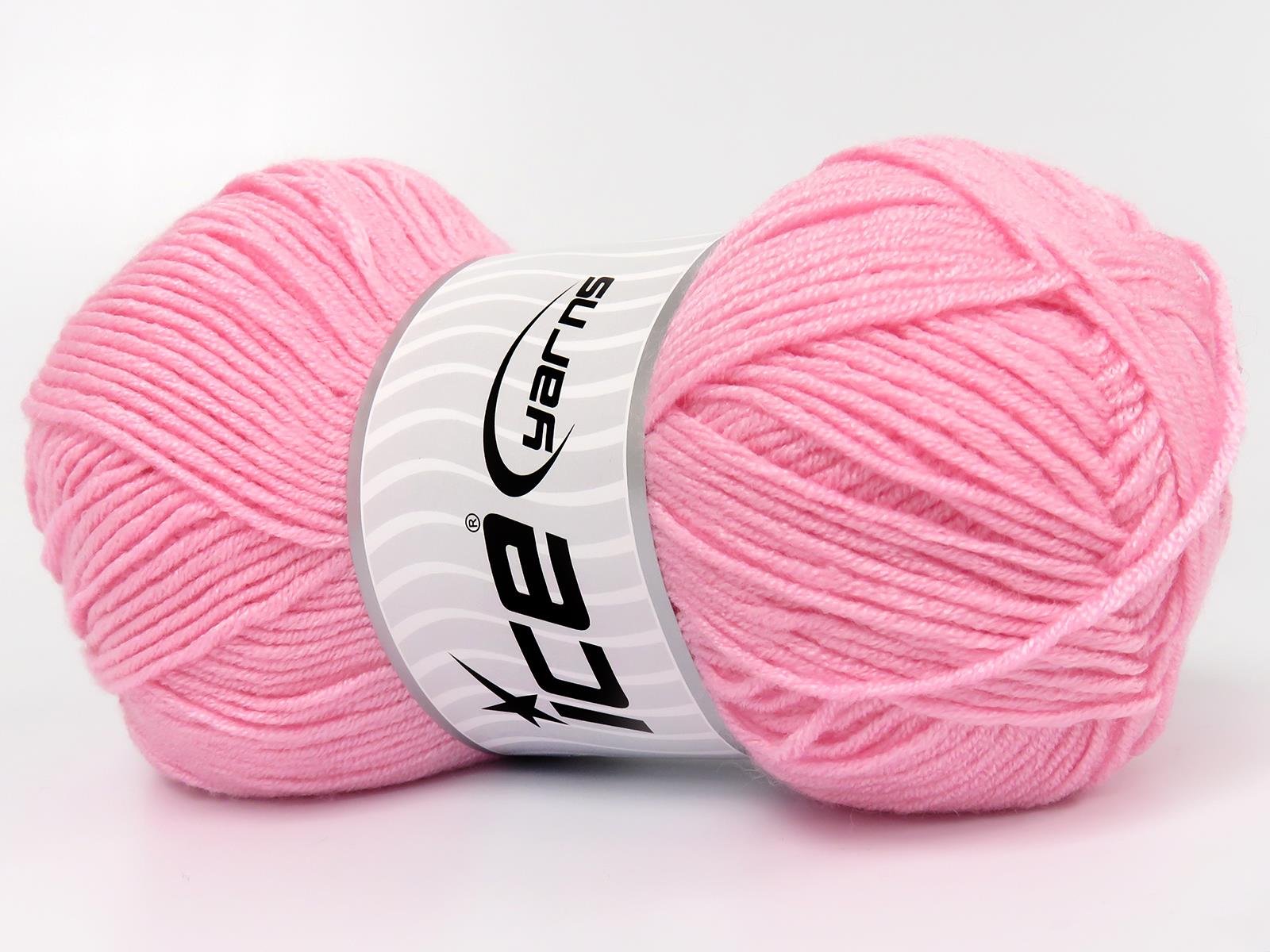 Lot of 4 x 100gr Skeins Ice Yarns BABY DREAM Hand Knitting Yarn Baby Pink