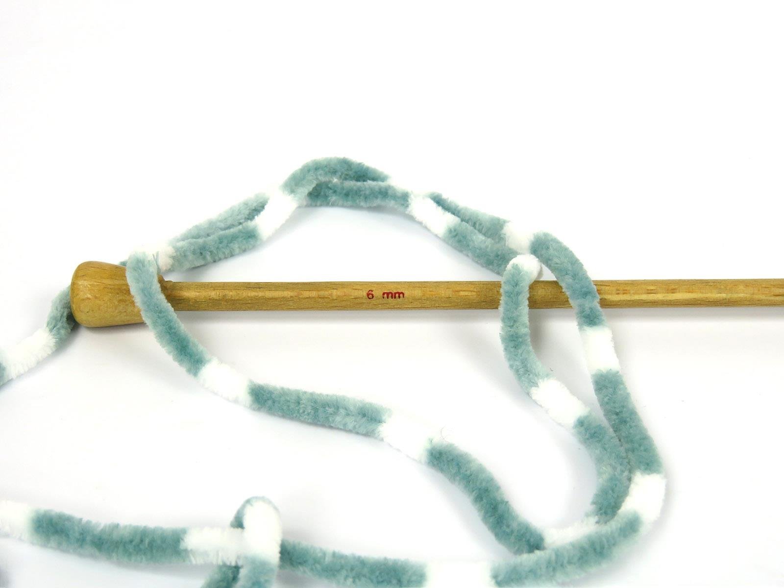 Lot of 4 x 100gr Skeins Ice Yarns CHENILLE BABY COLORS (100% MicroFiber) Yarn Green White