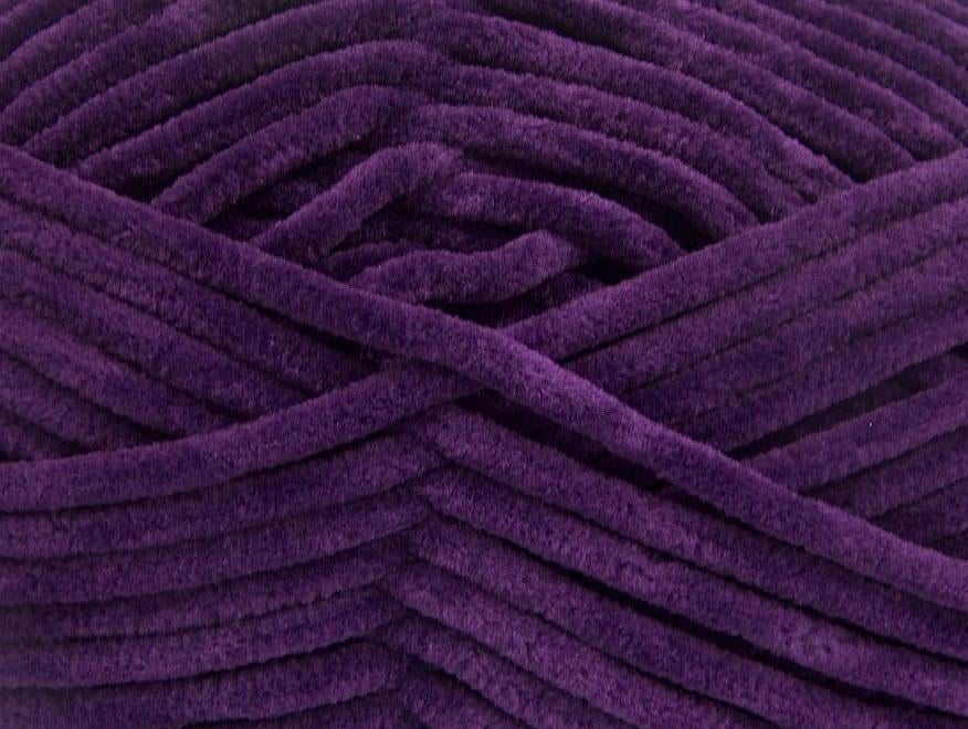 Lot of 4 x 100gr Skeins Ice Yarns CHENILLE BABY (100% MicroFiber) Yarn Orange