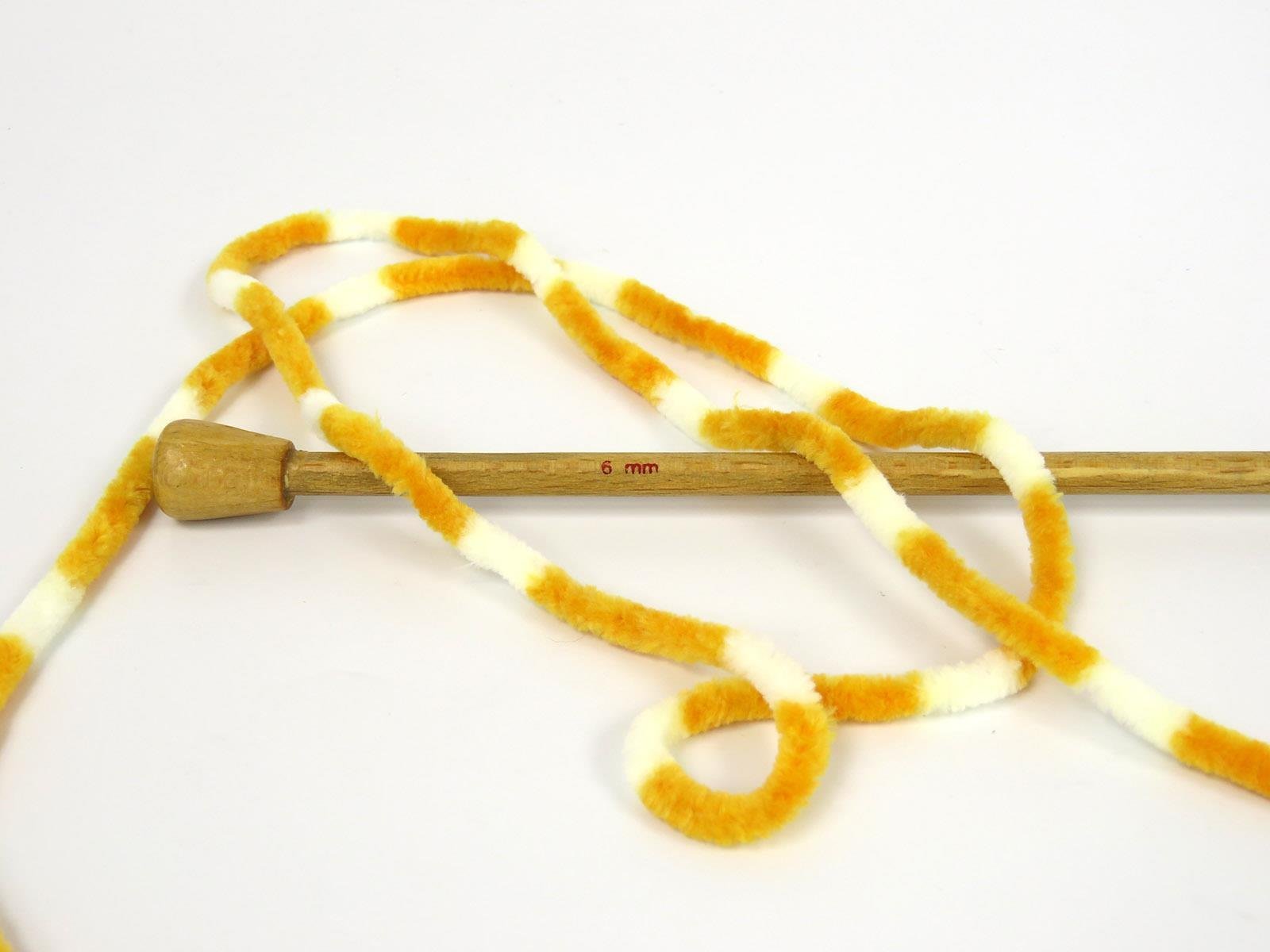 Lot of 4 x 100gr Skeins Ice Yarns CHENILLE BABY COLORS (100% MicroFiber) Yarn Gold White