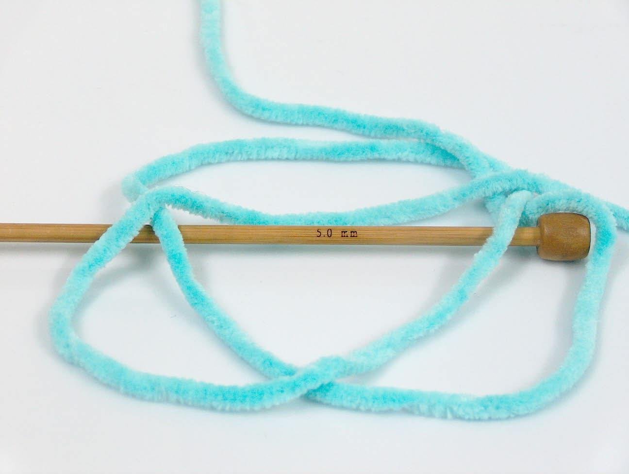 Lot of 4 x 100gr Skeins Ice Yarns CHENILLE BABY (100% MicroFiber) Yarn Turquoise