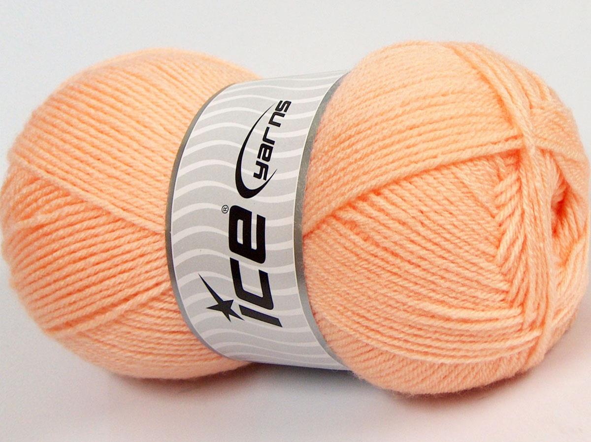 Lot of 4 x 100gr Skeins Ice Yarns CLASSIC DK Hand Knitting Yarn Light Salmon