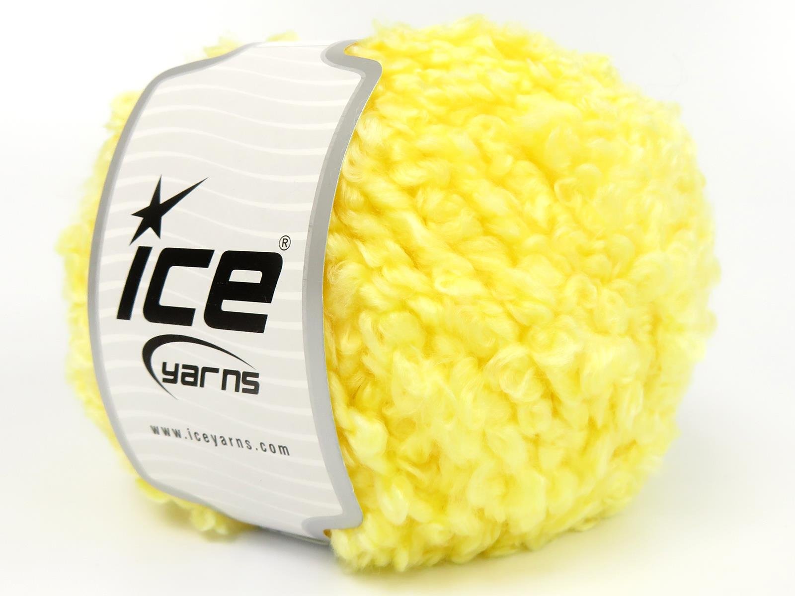 Lot of 4 x 100gr Skeins Ice Yarns CLOUDY Hand Knitting Yarn Yellow
