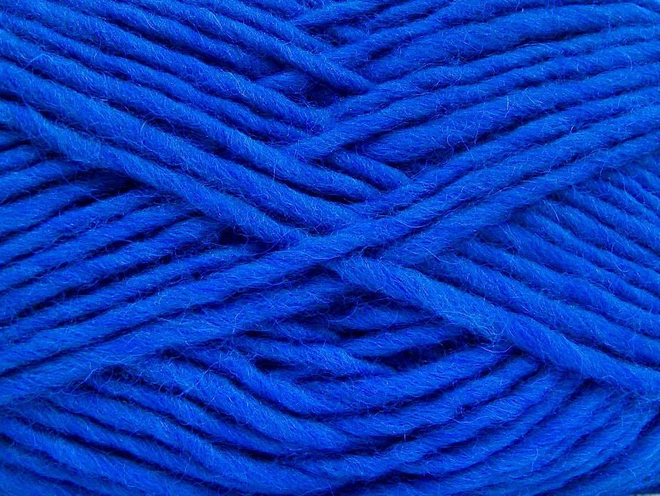 Lot of 4 x 100gr Skeins Ice Yarns FELTING WOOL (100% Wool) Yarn Saxe Blue