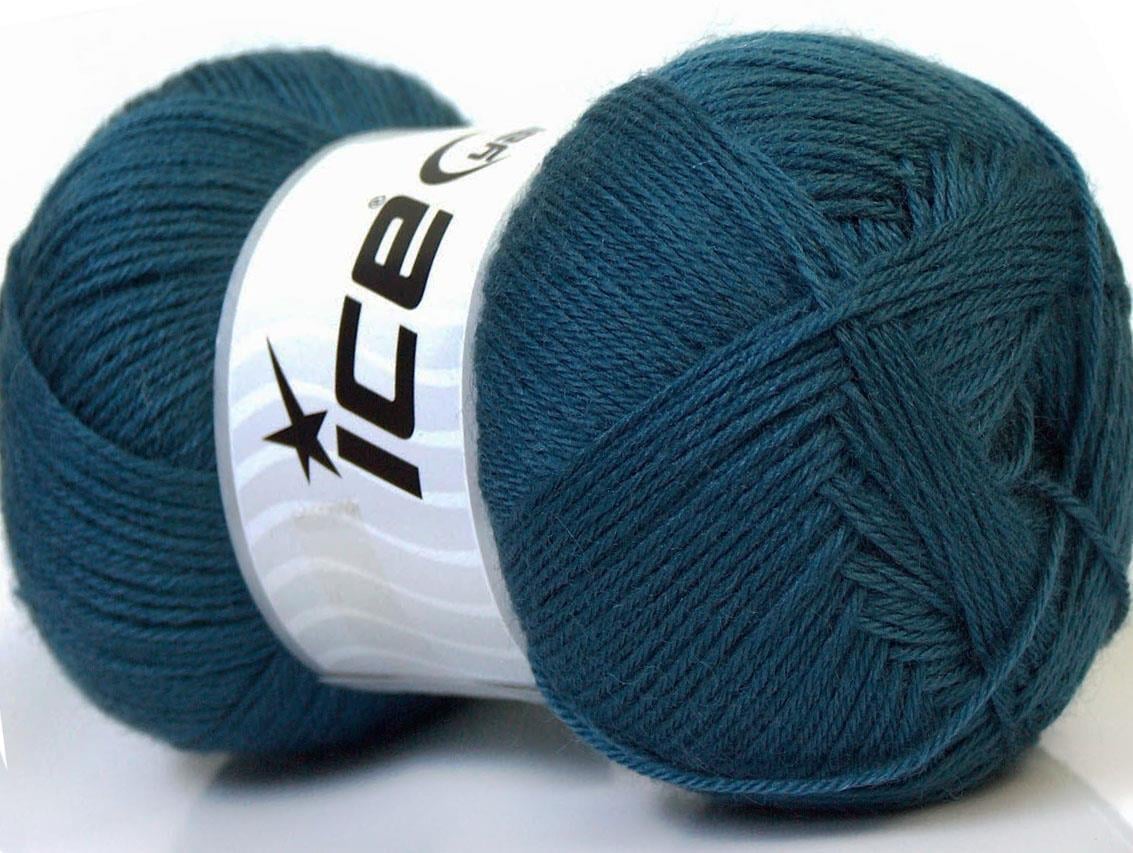 Lot of 4 x 100gr Skeins Ice Yarns MERINO GOLD (60% Merino Wool) Yarn SlateGrey