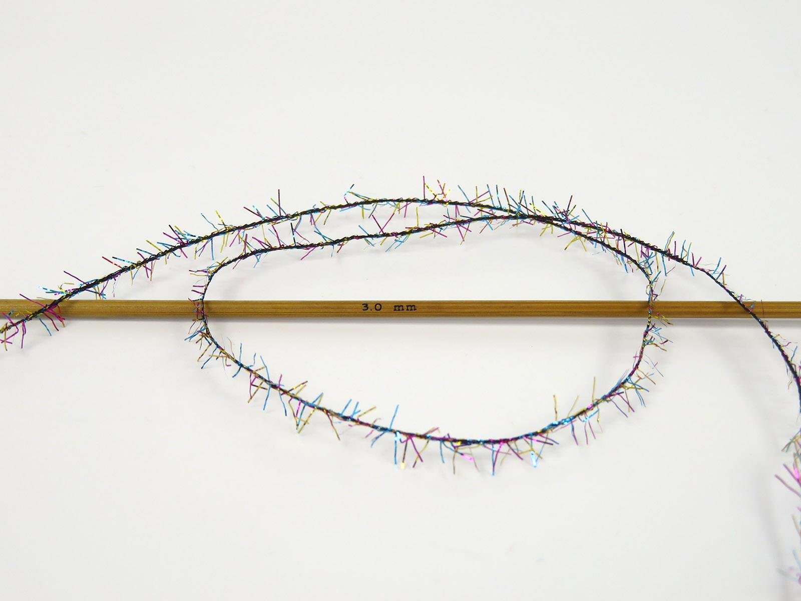 Lot of 4 x 100gr Skeins Ice Yarns METALLIC GLITZ 100GR Yarn Black Turquoise Pink Gold