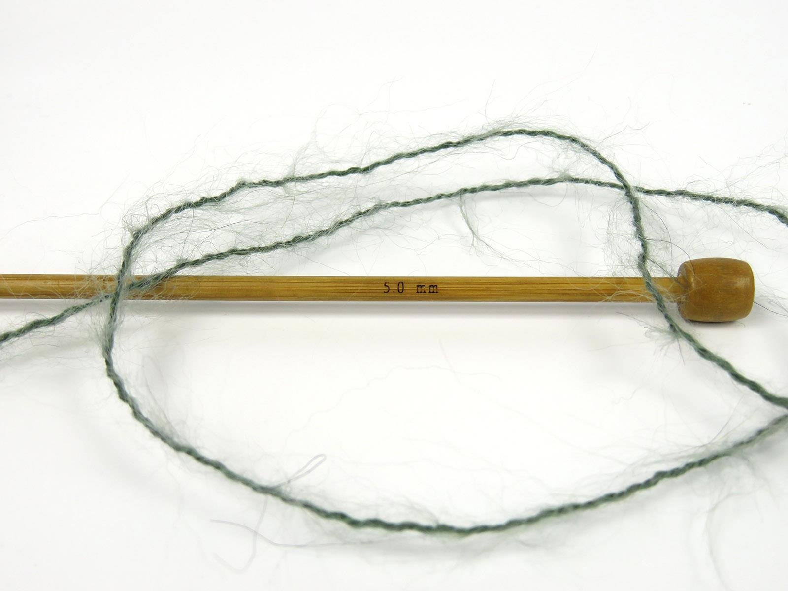 Lot of 4 x 100gr Skeins Ice Yarns MOHAIR CLASSIC (30% Mohair 25% Wool) Yarn Hunter Green