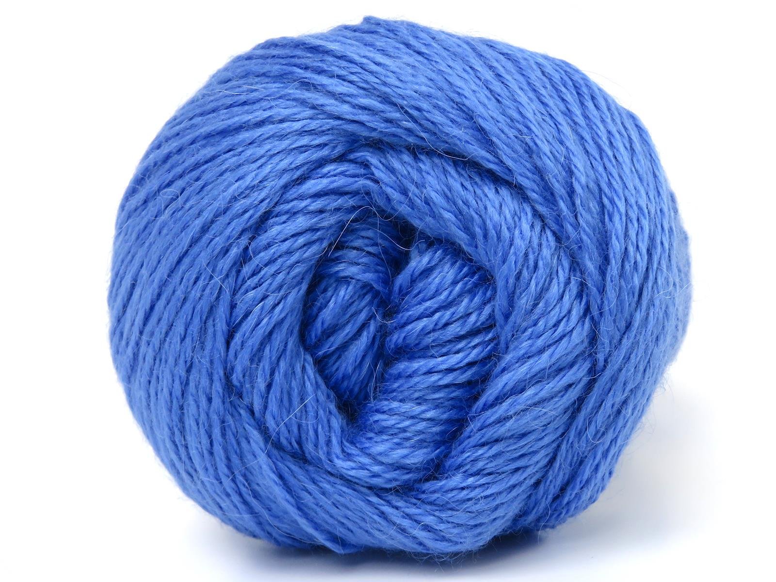 Lot of 4 x 100gr Skeins Ice Yarns NORSK FINE (45% Alpaca 25% Wool) Yarn Blue