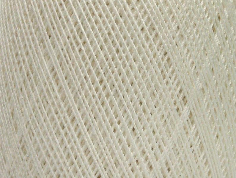 Lot of 6 Skeins Ice Yarns DAPHNE COTTON (100% Mercerized Cotton) Yarn White