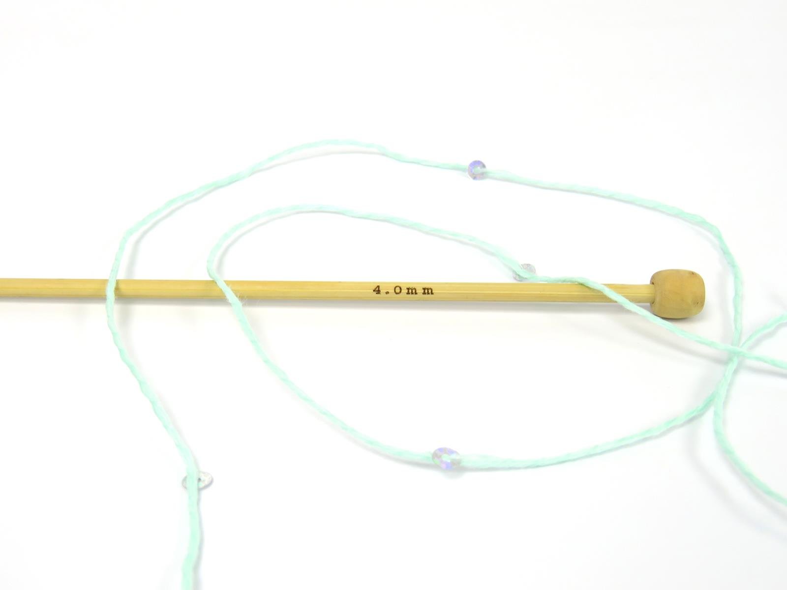 Lot of 6 Skeins Ice Yarns NATURAL COTTON LIGHT PAILLETTE (82% Cotton 18% Paillette) Yarn Mint Green